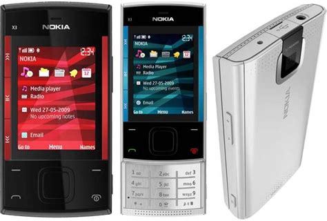 Nokia x3 00 özellikleri